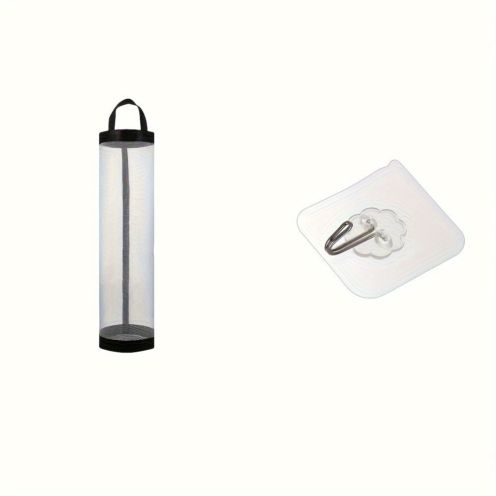 Large Capacity Foldable Wall-Mounted Kitchen Organizer for Trash Bags