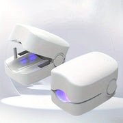 White LED Nail Lamp USB Rechargeable with Blue Light Therapy for Home Nail Care