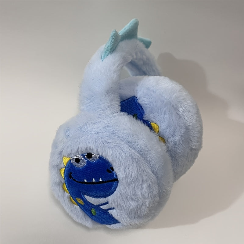 Winter Warm Folding Plush Ear Muffs for Men Women Soft Acrylic Knitted Design