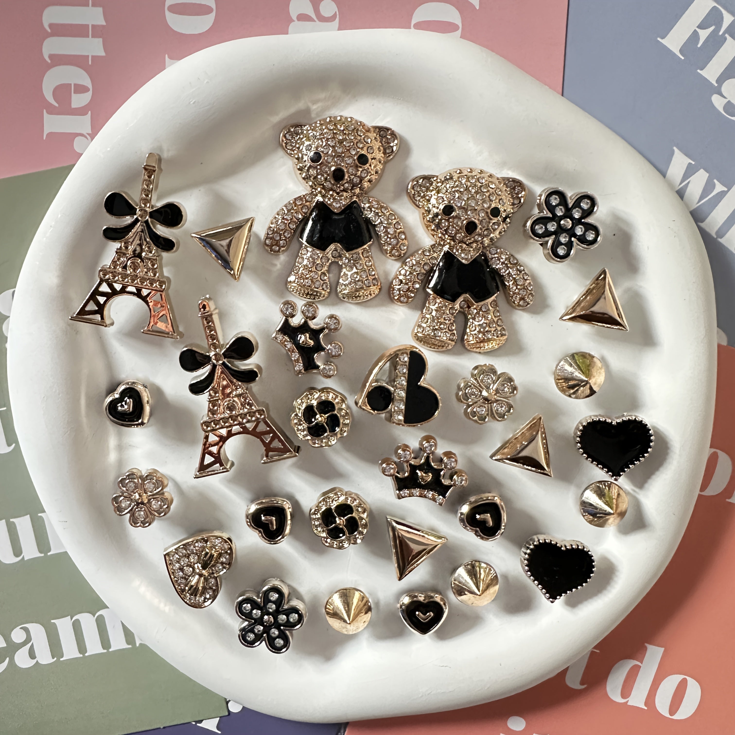 28PCS DIY Shoe Decorations for Women and Kids Multi-Functional Accessories