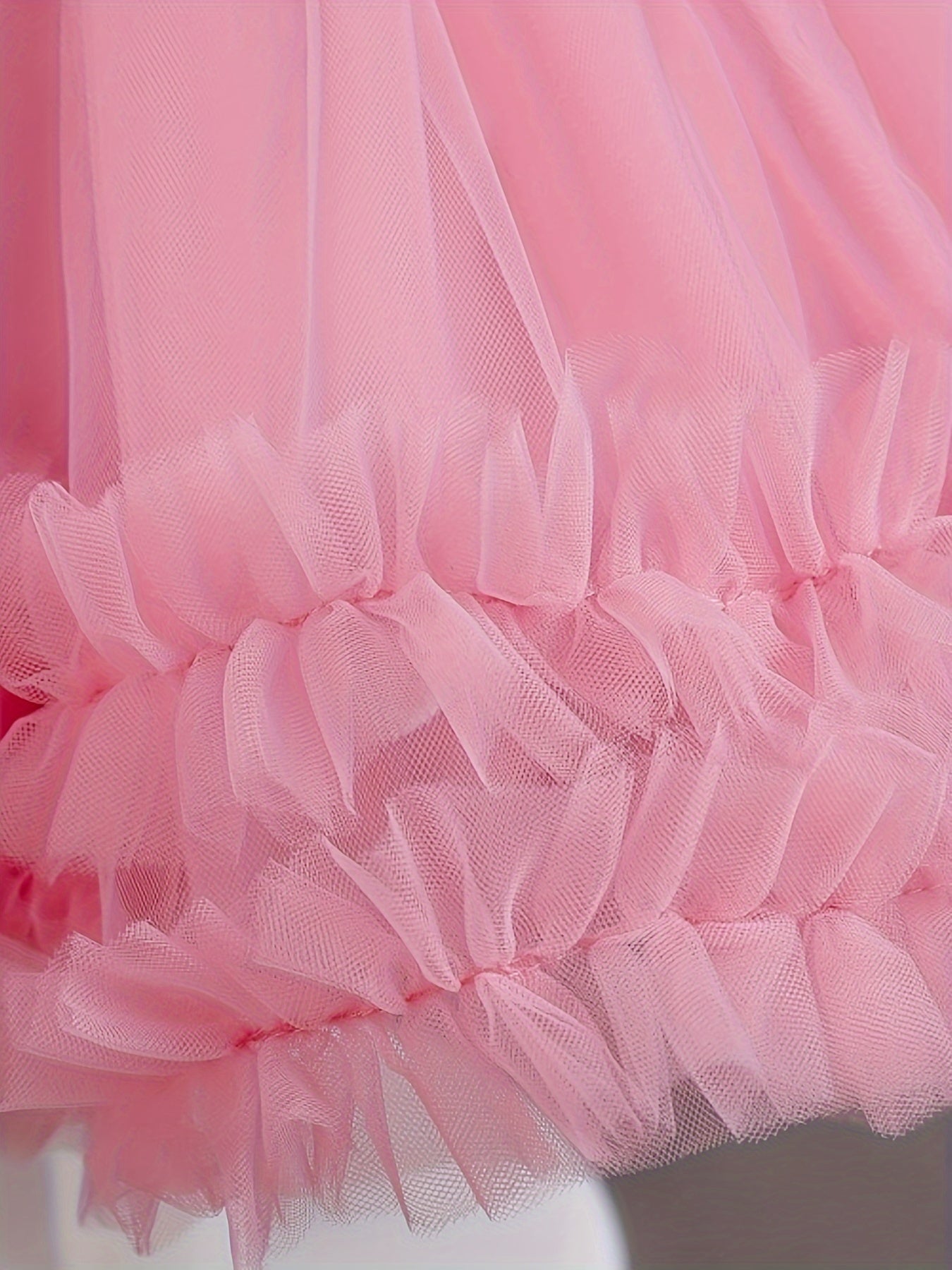 Girls Sequin Tutu Dress for Birthday Party with Ruffle Mesh Skirt and Belt