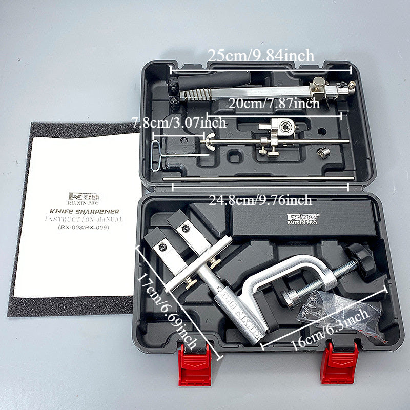 Ручной набор точил для алмазных ножей с системой фиксированного угла для кухонных и садовых инструментов