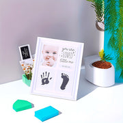 Baby Hand and Footprint Mud Kit for Newborns with Photo Frame Keepsake