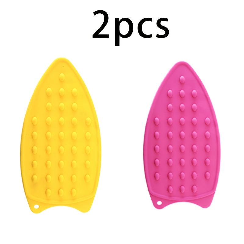 2 Premium Silicone Ironing Mats 26.67cm Foldable Heat-Resistant Textured Surface