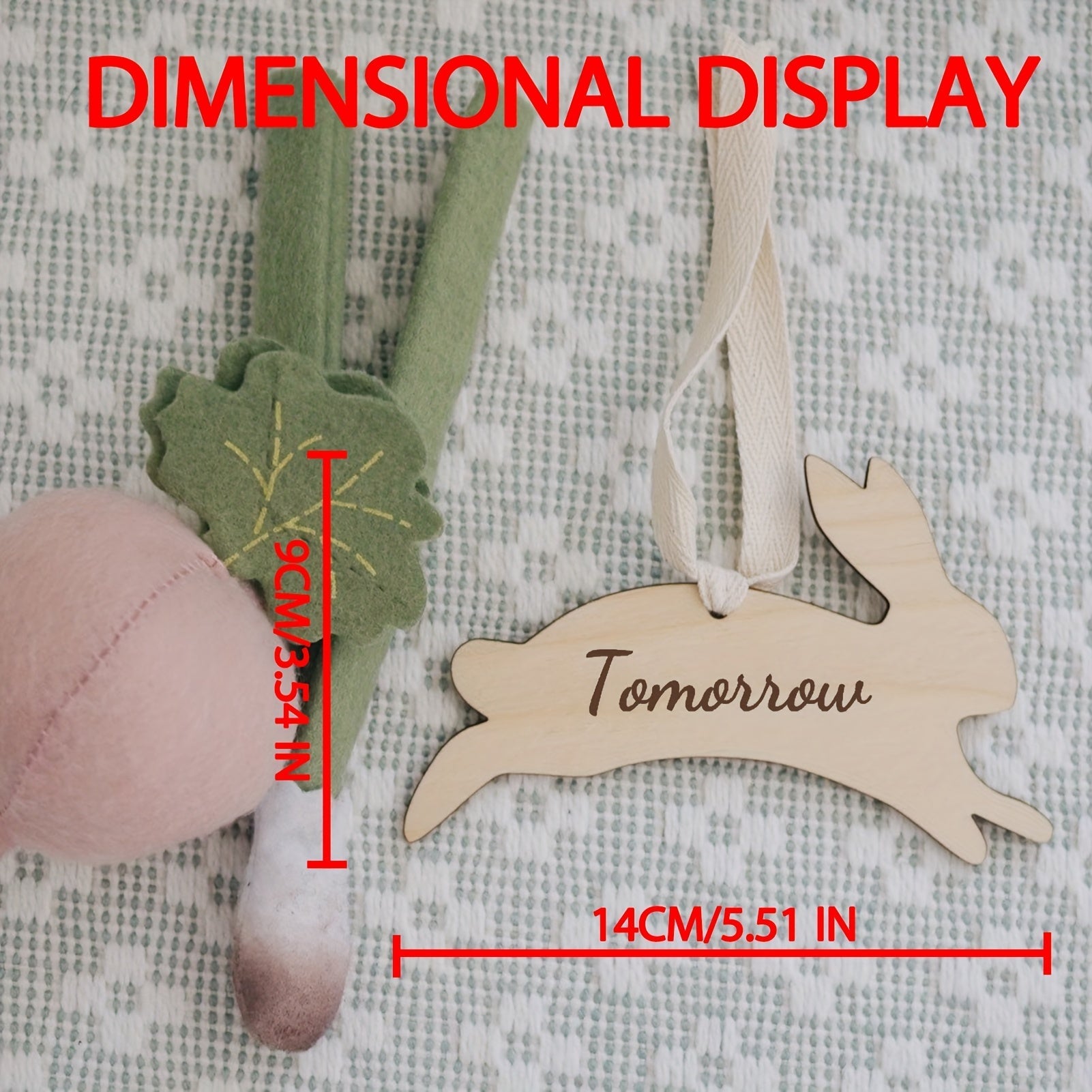 Wooden Easter Tags for Baby's First Easter, Baskets, School Functions, Custom Labels