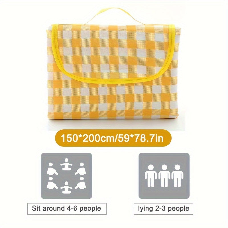 Portable Waterproof PVC Picnic Mat for Camping and Outdoor Use