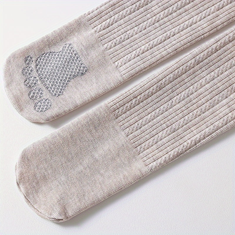 Girls' Knit Tights Striped Viscose Polyester Spandex All-Season Leggings