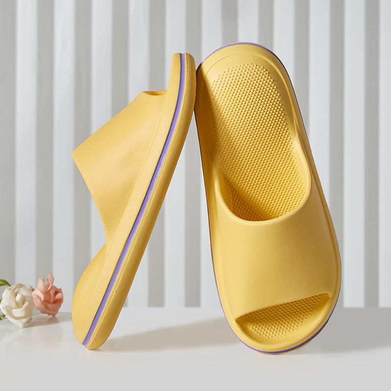 Ayollar uchun yumshoq tagli ichki shlyapa, sirpanmaydigan ochiq barmoqli krossovkalar, bir rangli