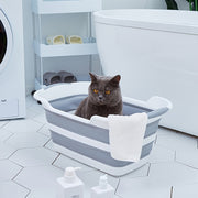 Foldable Pet Bathtub for Dogs and Cats with Shower Supplies