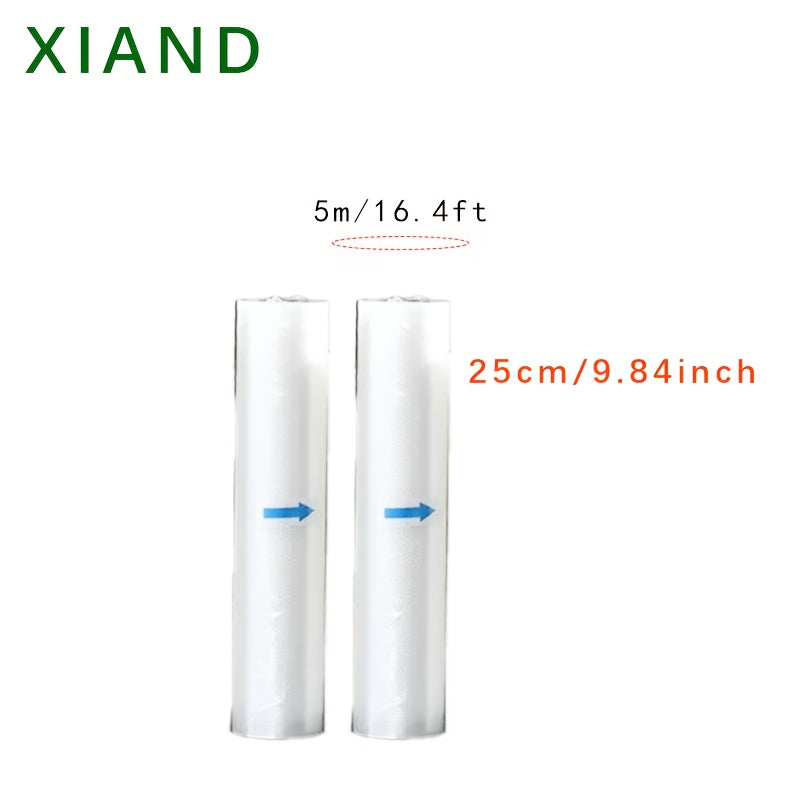 Ovqatni saqlash va tartibga solish uchun 2 ta vakuum oziq-ovqat saqlash sumkasi to'plami