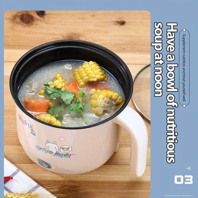 1.8L Elektrik guruch pishirgich, yotoqxona uchun, suli, makaron, issiq qozon, AU rozetkasi