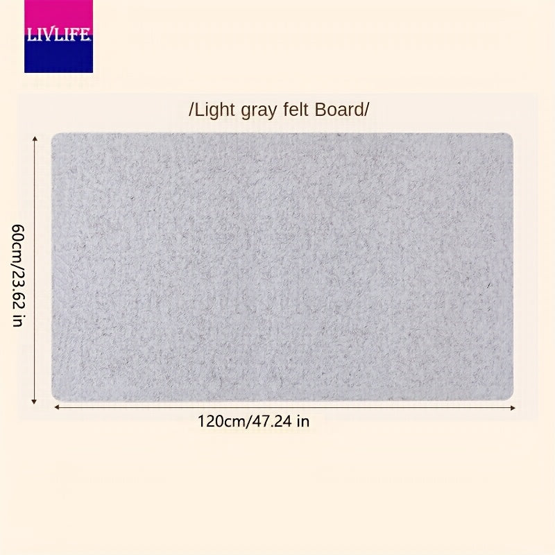 Large Foldable Ironing Pad with Thick Wool Surface 23.6x47.2 Inches