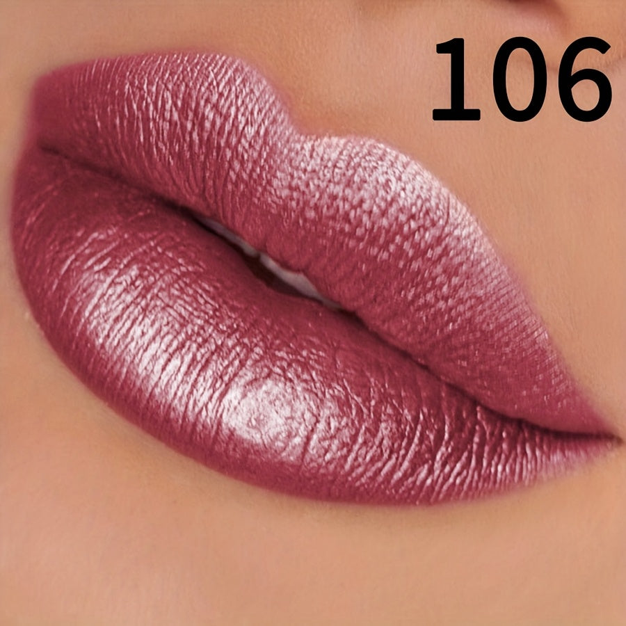 Women's Pearlescent Lipstick High Color Moisturizing Lip Gloss