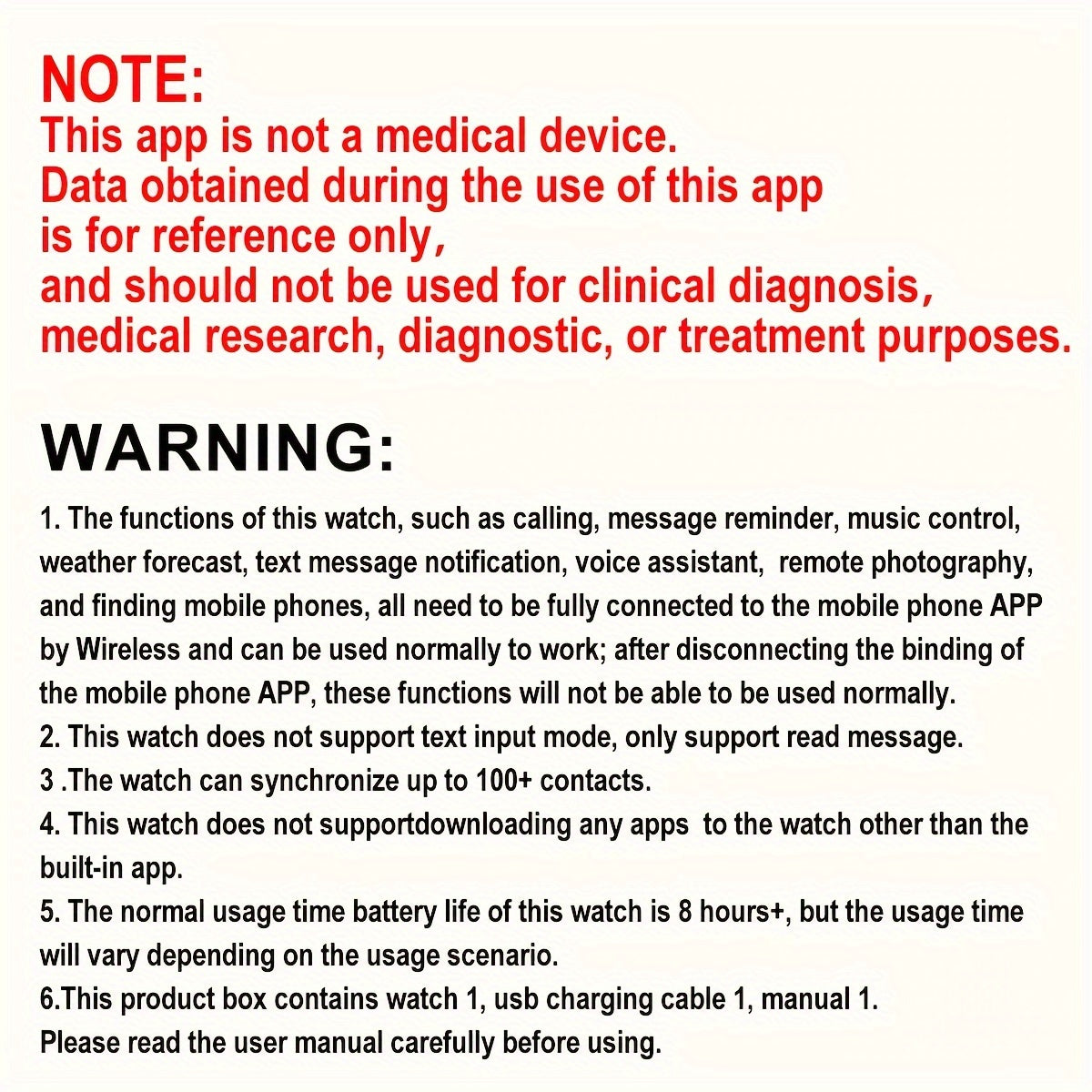 Full Touch Screen Smart Watch 1.5 Inch Fitness Tracker with Call Reminders and Sports Modes