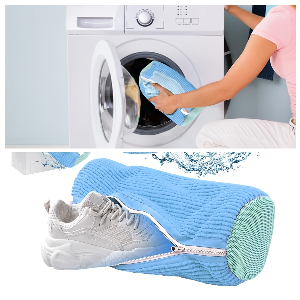 Cross-Border Shoe Washing Bag for Home Use Protects Shoes from Deformation 1 or 2 Pieces