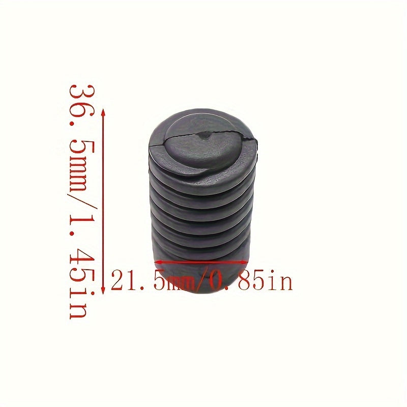 4-Piece Rubber Hood Bumper Tailgate Cushions Matte Finish for Car Trucks