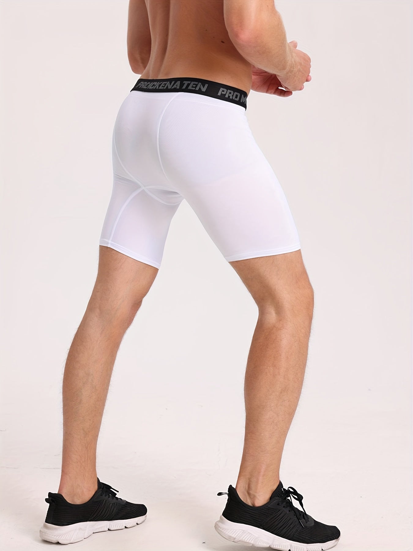 Women's Quick-Dry Solid Color Fitness Shorts Pack of 1-5 Polyester Spandex