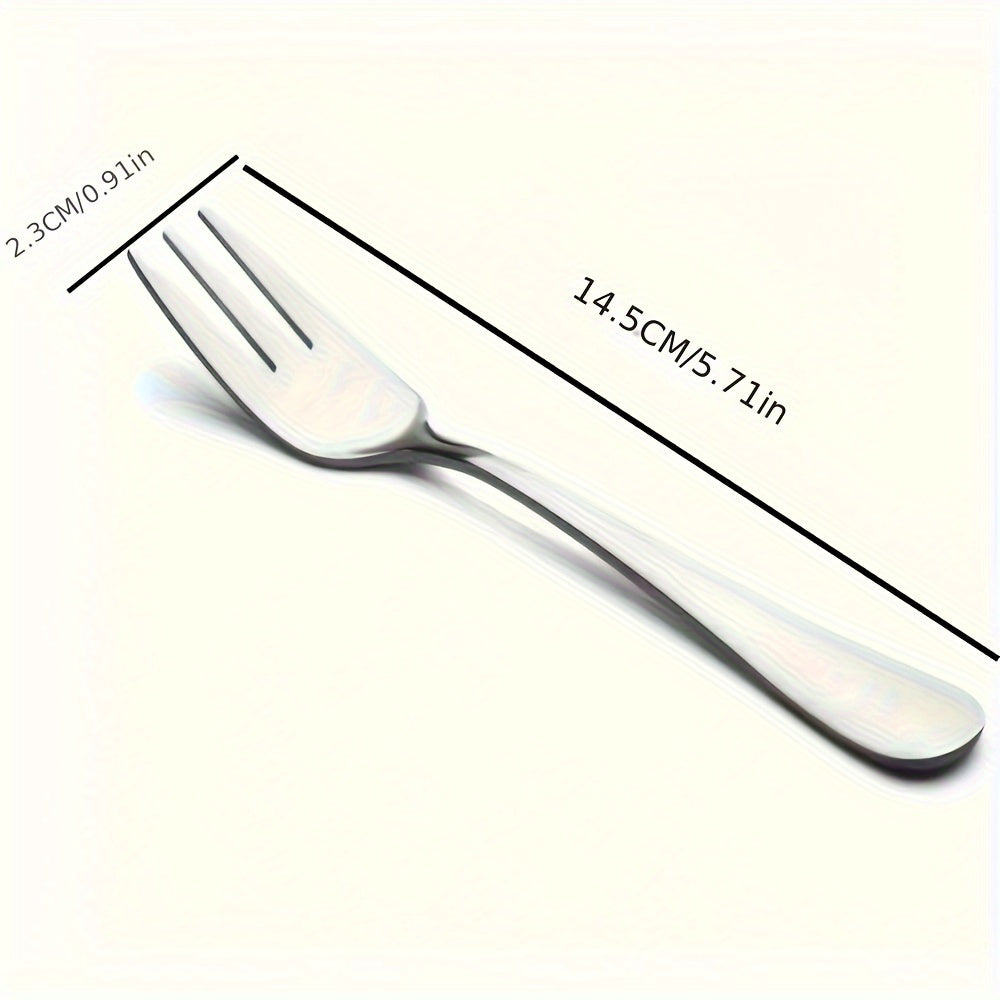 Stainless Steel Dessert Forks Set 6/12 Pieces for Appetizers Salads and Fruit