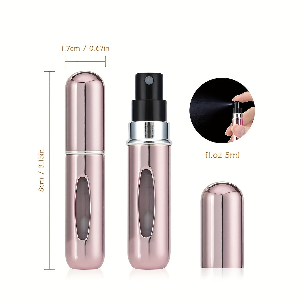 Refillable 5ml Perfume Atomizer Bottle for Travel and Gifts for Men and Women