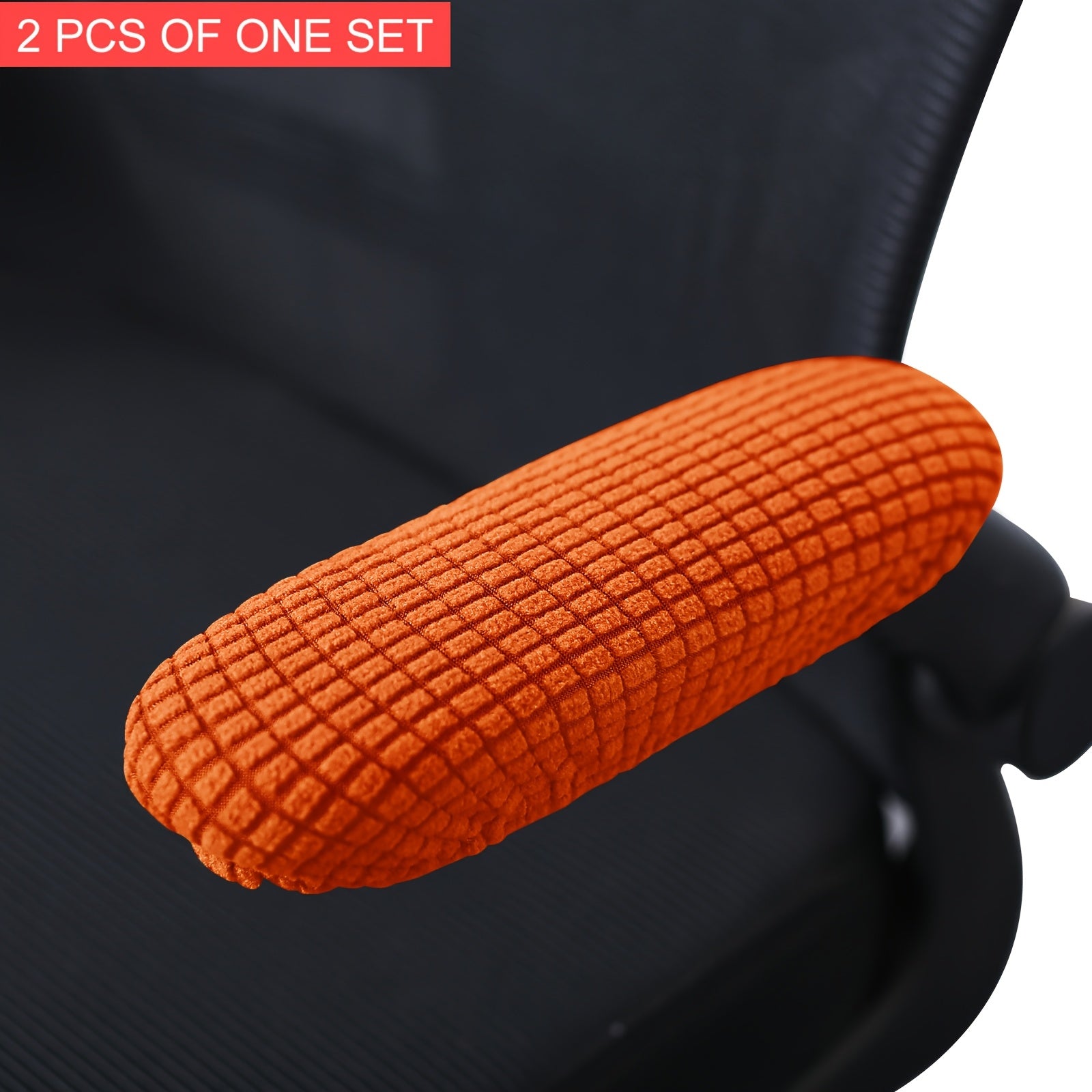 2-Pack Stretchable Polar Fleece Armchair Slipcovers Elastic Band Machine Washable