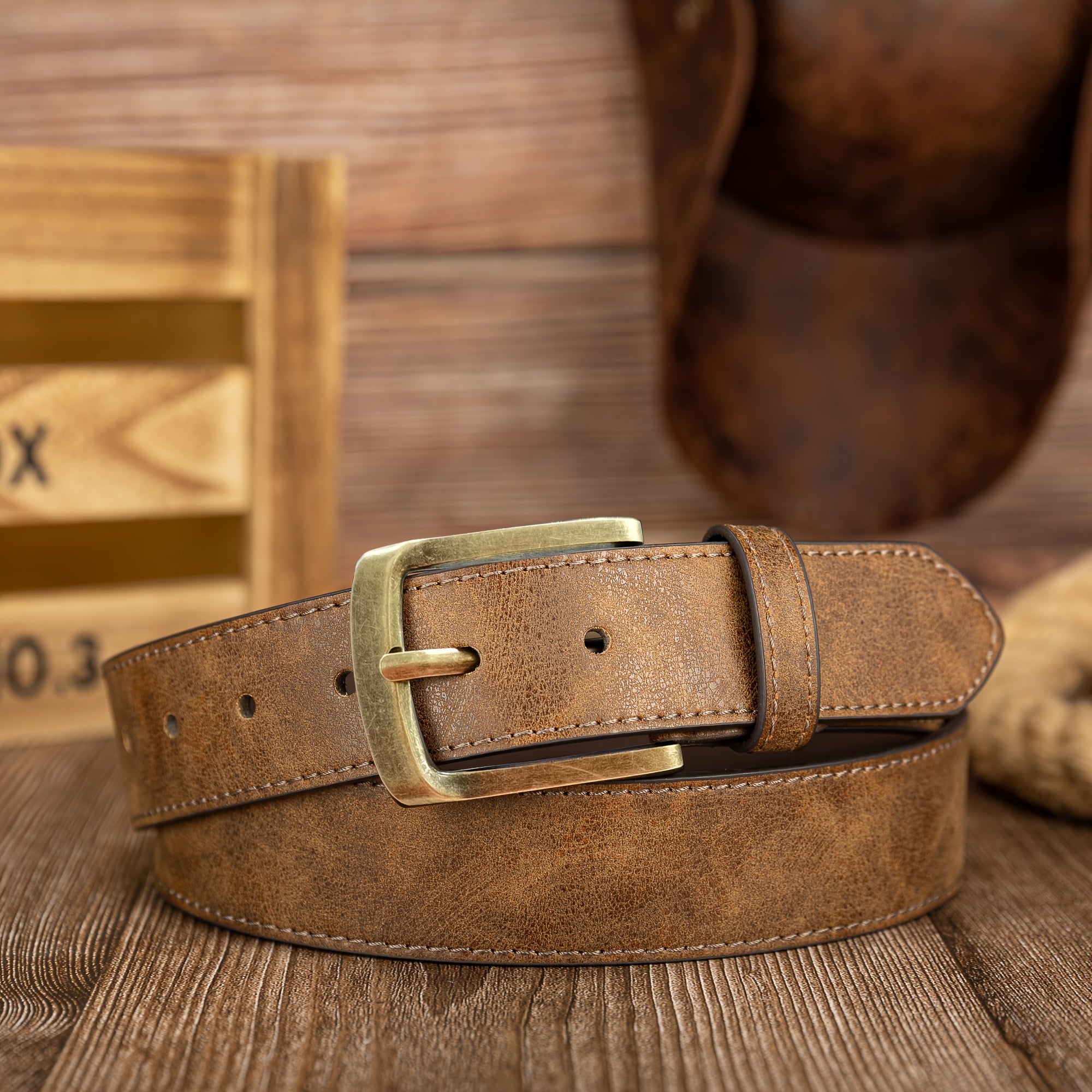 Vintage faux teridan yasalgan ayollar uchun kundalik, buzilgan PU stilidagi kamar