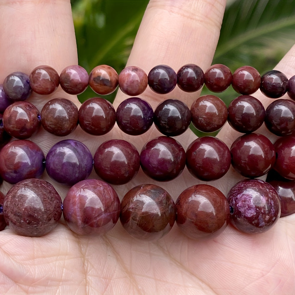 Natural Sugilite Beads Round Loose Spacer Beads for Jewelry Making 4mm-10mm