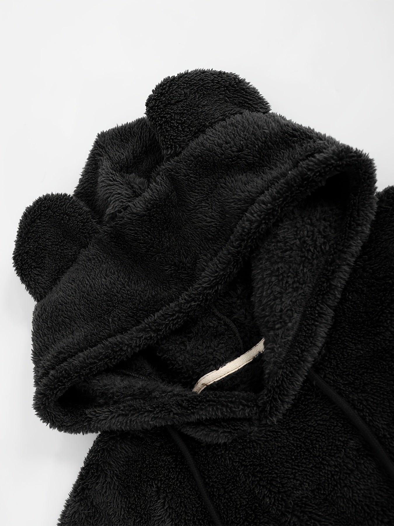 Men's Plus Size Solid Color Polyester Hoodie with Pocket Long Sleeve Casual Regular Fit