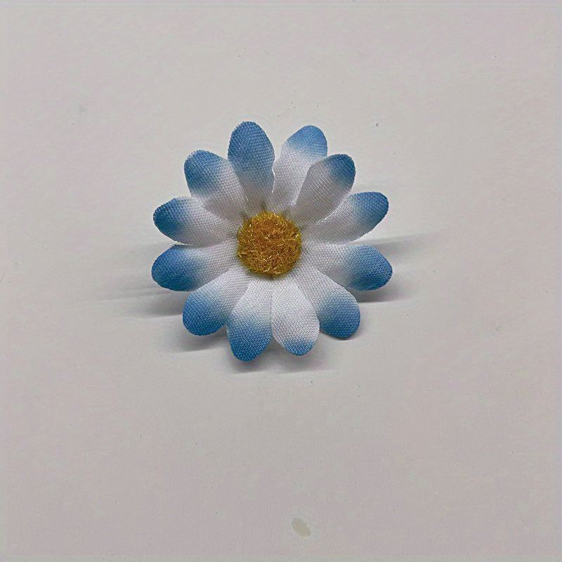 Artificial Daisy Flowers 100/200 Pieces 4cm Sunflower Heads for Decor