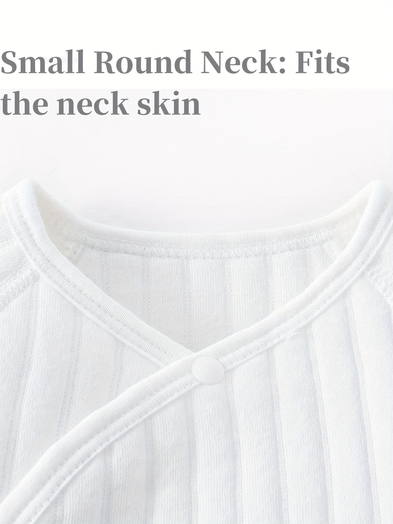 Baby Cotton Bodysuit for Newborns and Toddlers Long Sleeve with Bear Patch