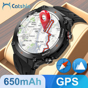 1.46" HD ekranli sport aqlli soati, IPX8/1ATM, 650mAh batareya, 100+ sport rejimlari, simsiz qo'ng'iroq/javob, sport joylashuvi, Android/iPhone bilan mos keladi. Erkaklar uchun mukammal sovg'a.