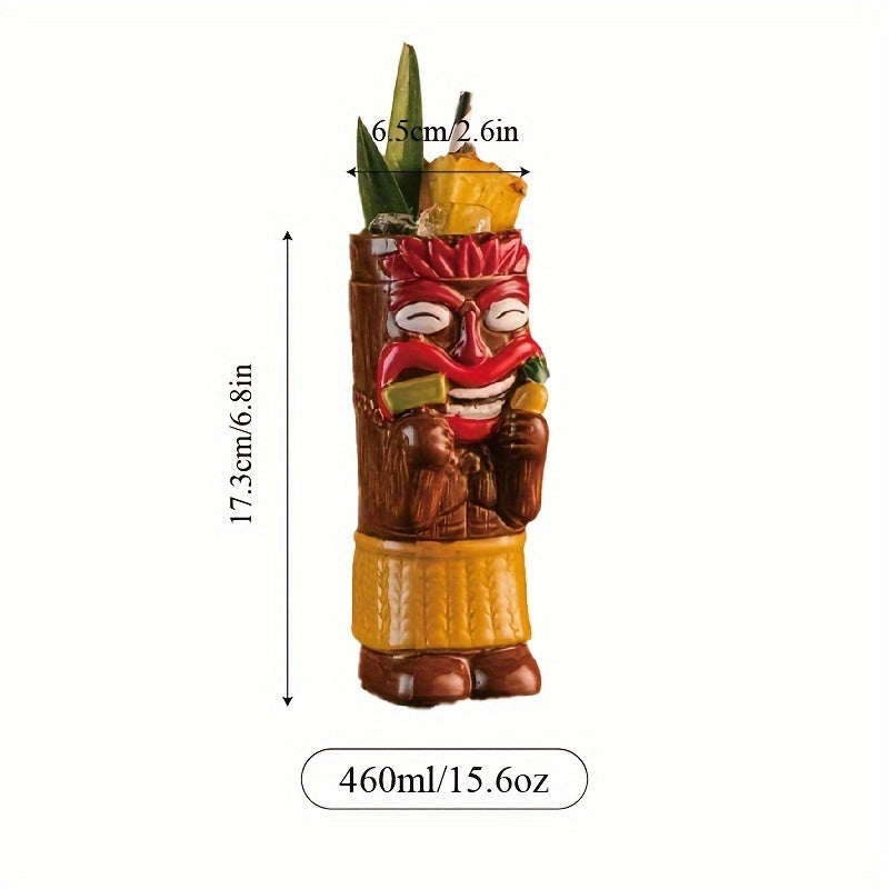 Hawaiian Tiki Cocktail Mug for Bars, Restaurants, Home Use