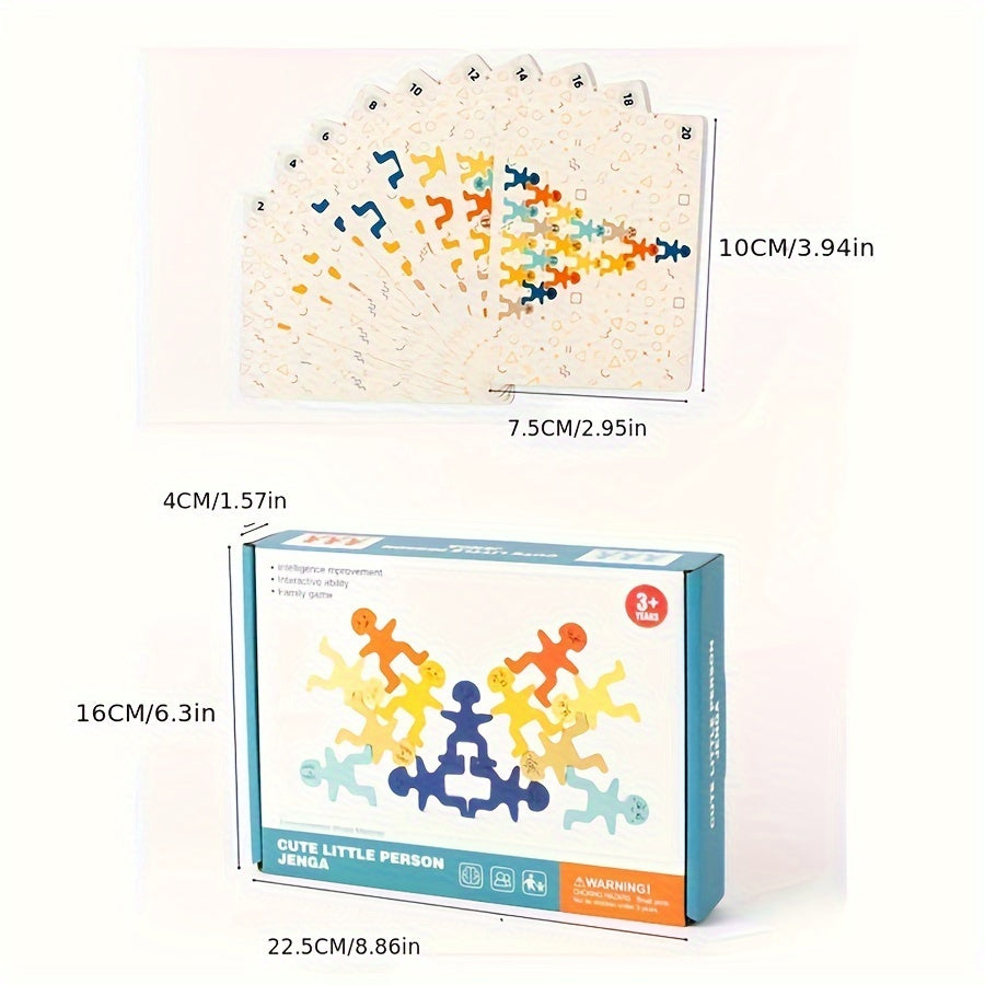 Bolalar uchun yigʻish bloklari oʻyinchoqlari, ota-ona bilan bogʻlanish va muvozanatni rivojlantirish uchun ta'limiy oʻyin