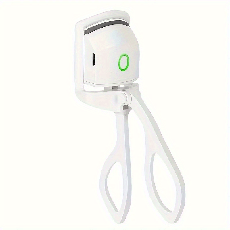 Electric Heated Eyelash Curler USB Rechargeable Long-Lasting Lithium Battery Pink White