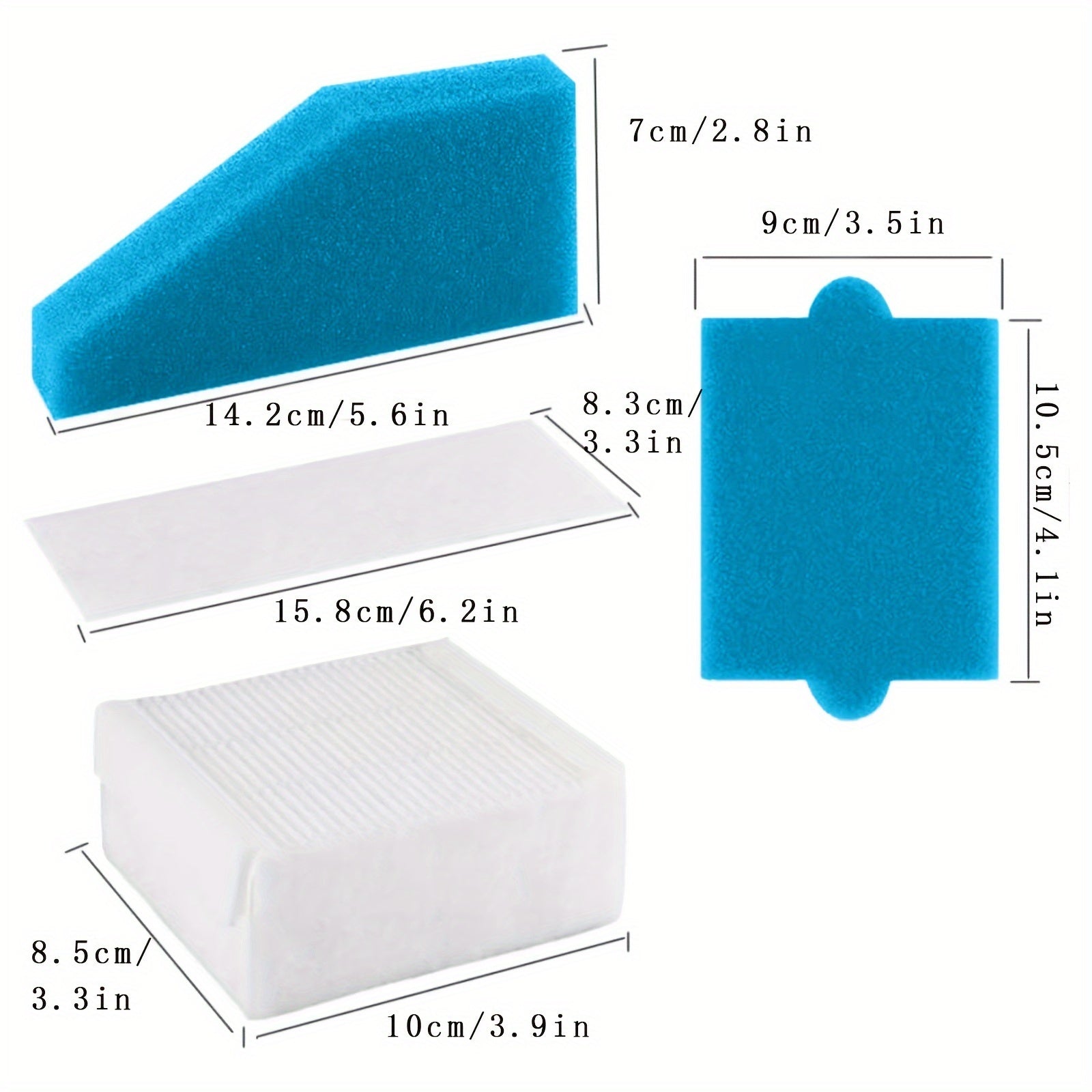 1/2 dona filtr to'plami thomas vakuum tozalagichlari AQUA+, uy hayvonlari va oilaviy seriyalar uchun mos bo'lib, har bir zaxira qismida 5 ta filtr mavjud.