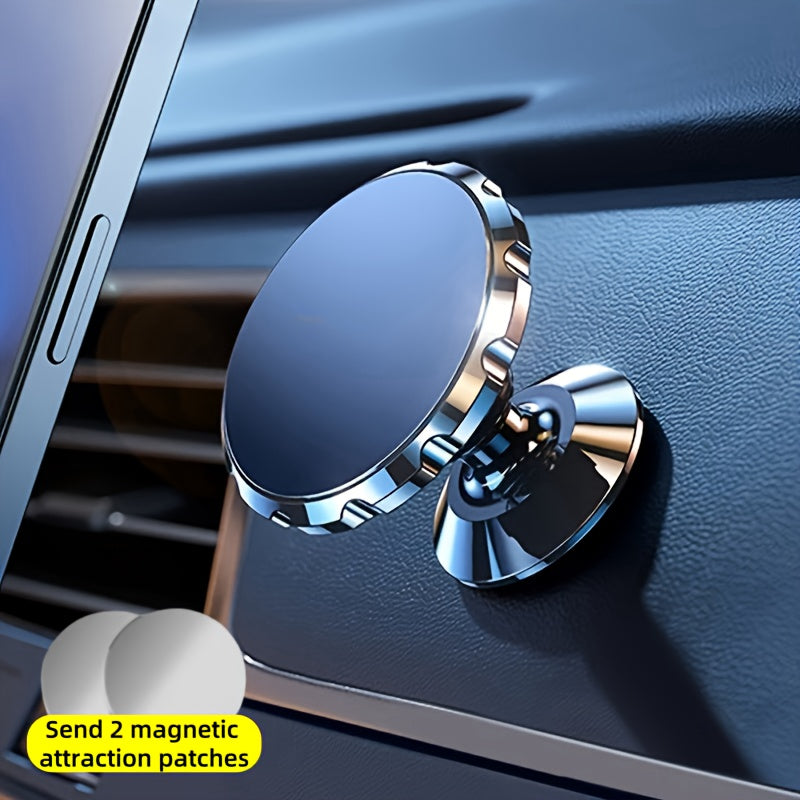 Magnetic Car Phone Holder Aluminum Alloy Universal Mobile Device Mount