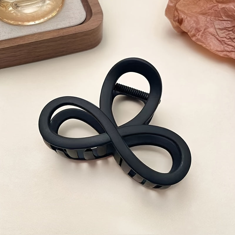 Women's Hair Claw Clip Matte Finish Hollow Updo Hair Accessory Medium