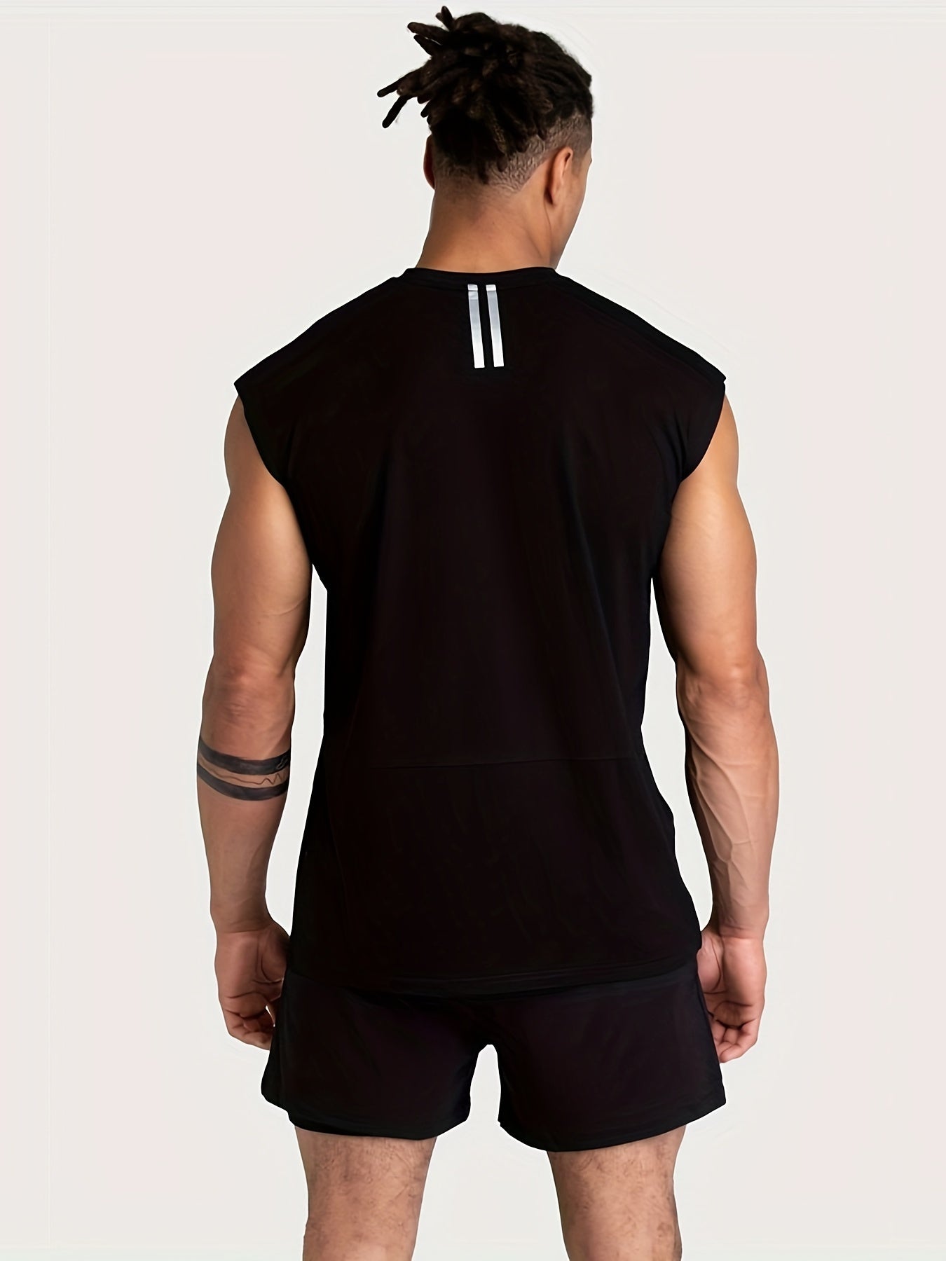 Men's Cotton Blend Sleeveless Tank Top for Gym Workouts and Summer Training