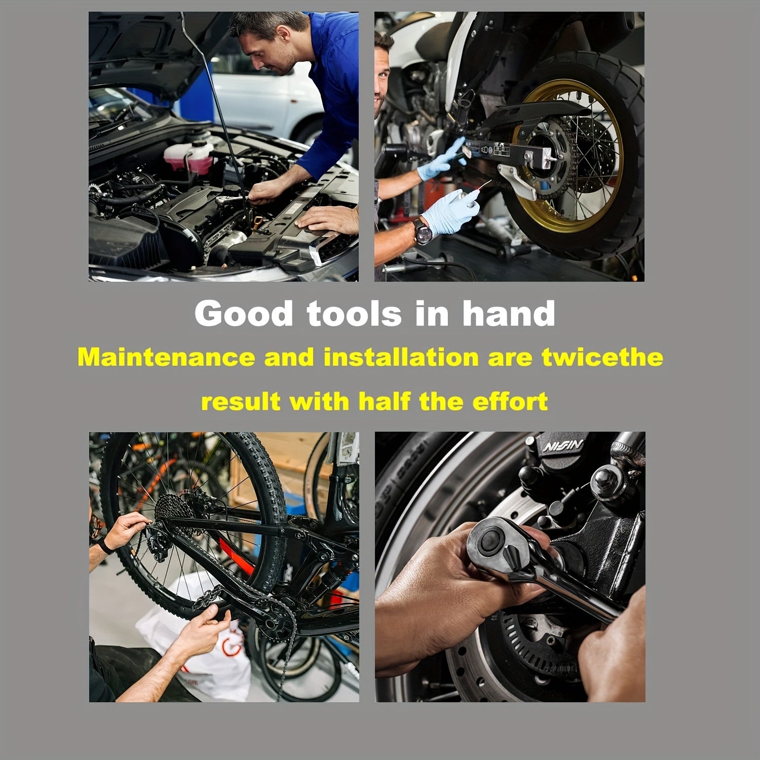 Mechanic Tool Socket Set 216/46pcs 1/2 1/4 3/8 Inch Drive SAE Metric