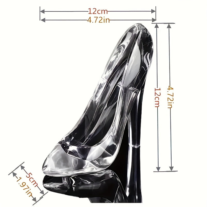 Crystal Shoes Ornaments Decorative Figurines for Christmas Weddings and Home Decor