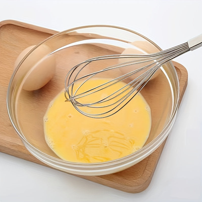 Stainless Steel Manual Whisk for Baking and Mixing, Durable and Easy to Use