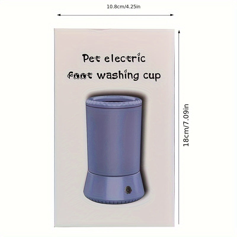 Rechargeable Dog Paw Cleaner Silicone Portable Hygienic Outdoor Use