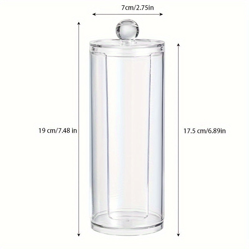 Ko'p maqsadli plastik tashkilotchisi, makiyaj padlari, lab bo'yoqlari va go'zallik blenderlari uchun bo'limlar bilan - yotoqxona, hammom va uy bezaklari uchun ideal.