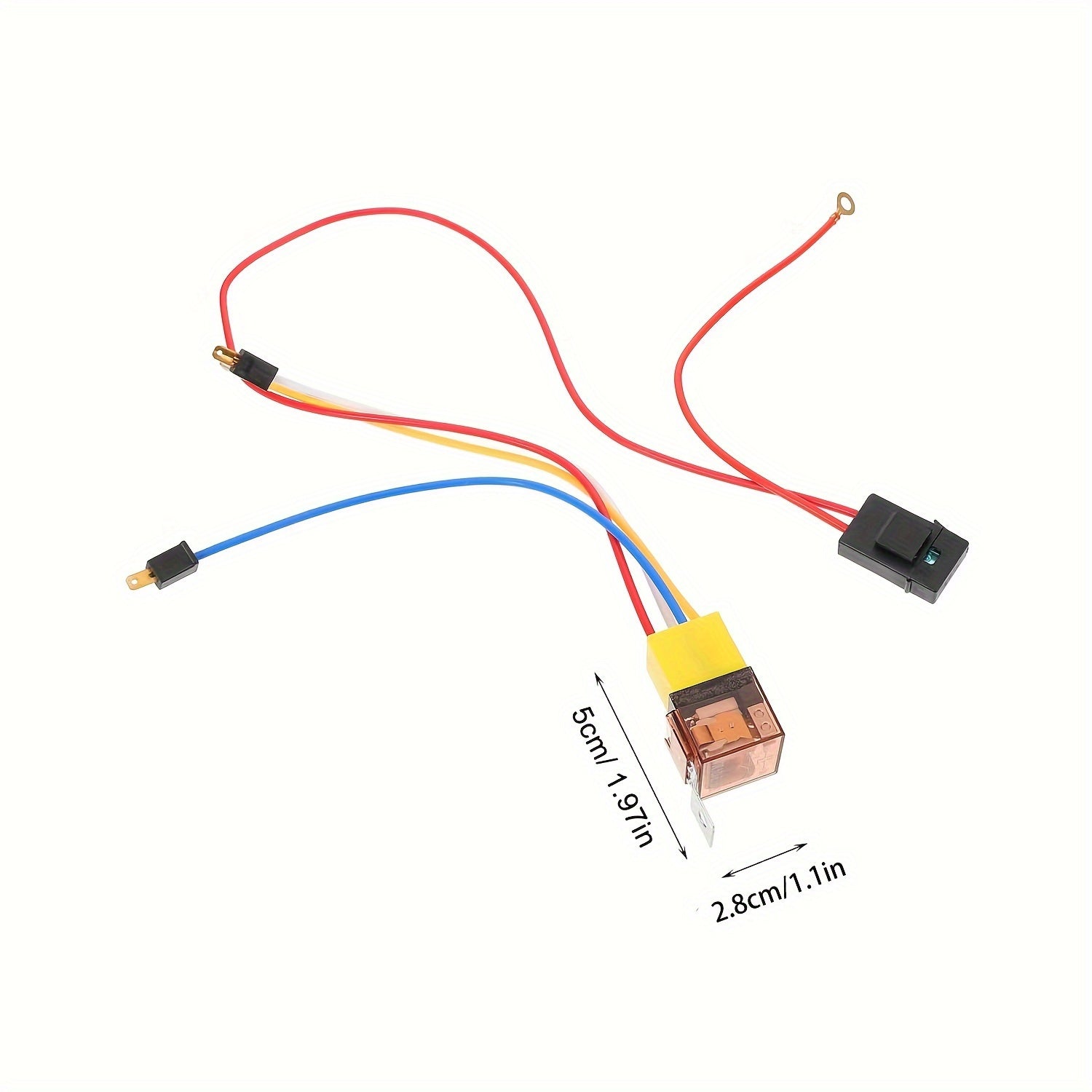 Universal 12V Havo Horn Relay Kiti va Simli Uzatkichlar Avtomobil, Yuk mashinalari uchun