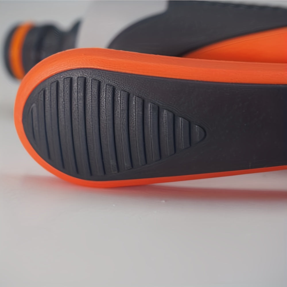 Высоконапорный садовый распылитель с регулируемым соплом, легкий пластиковый оранжевый черный рукоятка