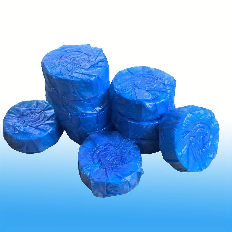 Asosiy Tualet Idishi Tozalash To'plami - Dog' va Hidni O'chirish uchun 10 Ta Dumaloq O'z-o'zidan Yopishqoq Avtomatik Tozalovchilar, Foydalanish Oson