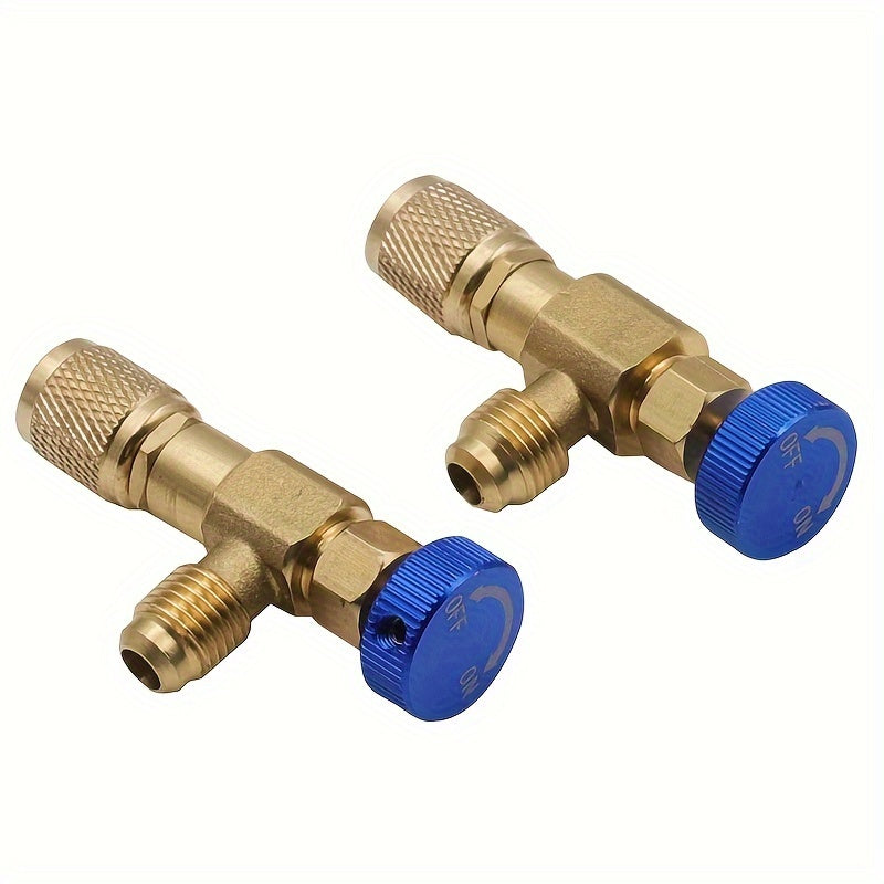Refrigerant Safety Valve Adapter 1/4 Inch Liquid R410A R22 Air Conditioning