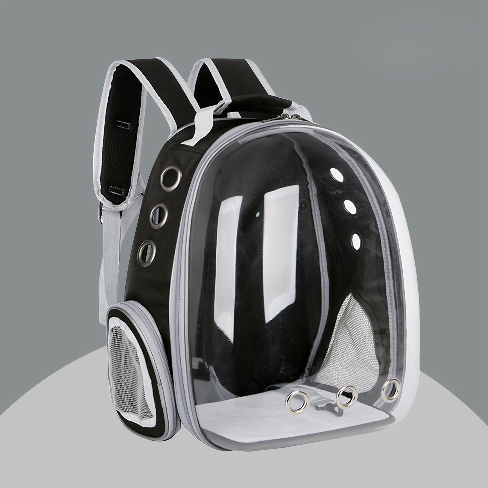 Mochila burbuja para mascotas para perros y gatos, transportín exterior con ventana de vista clara y ventilación