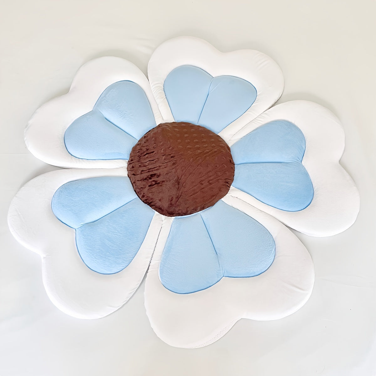 Flower Bath Mat with Cushioned Surface and Multi-Function Design