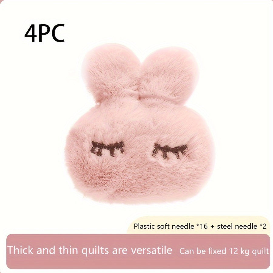 Set of 4 Non-Slip Bed Sheet Clips in Mixed Colors for Mattress Grip