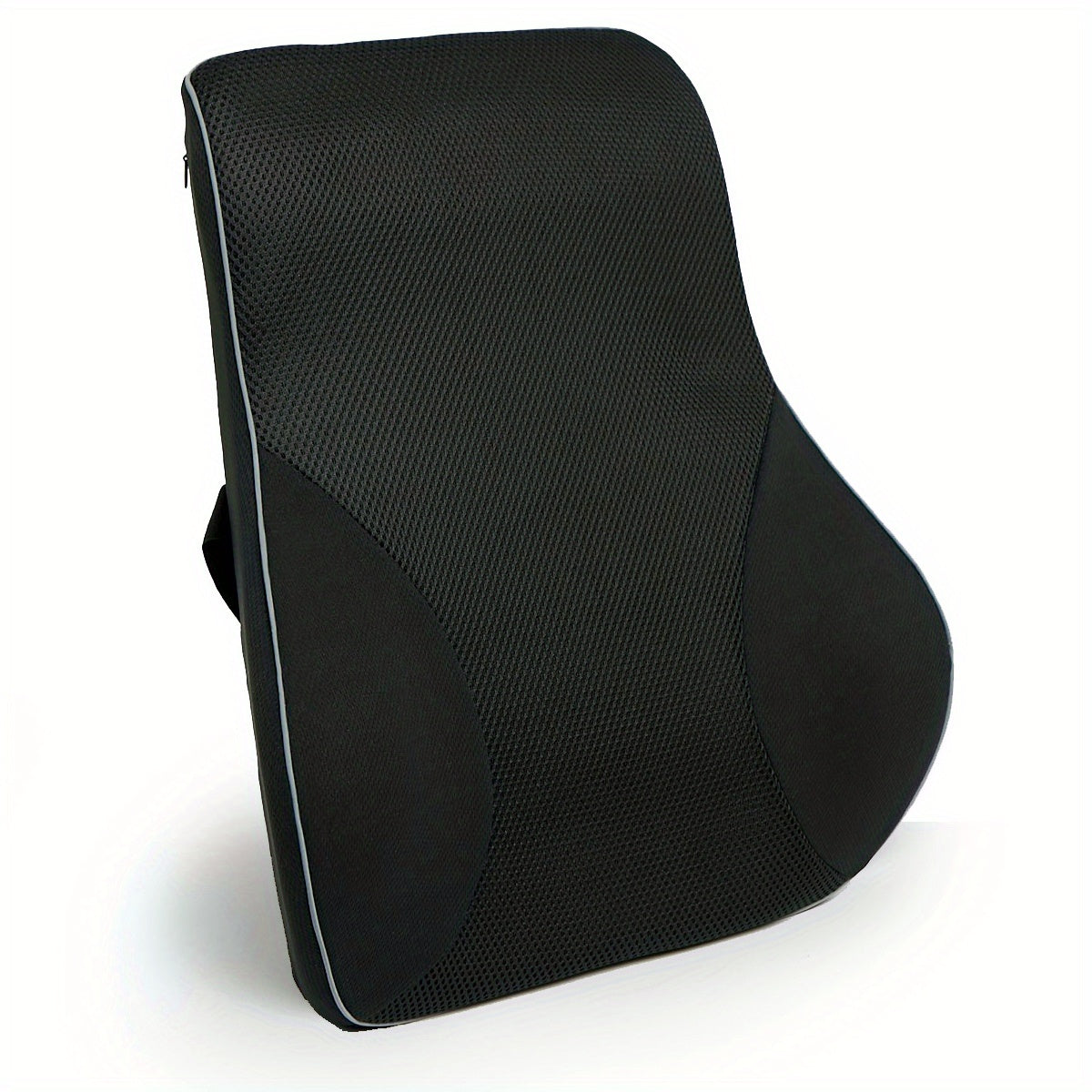 Memory Foam Lumbar Support Pillow for Office Chair Car Seat Back Pain Relief Black